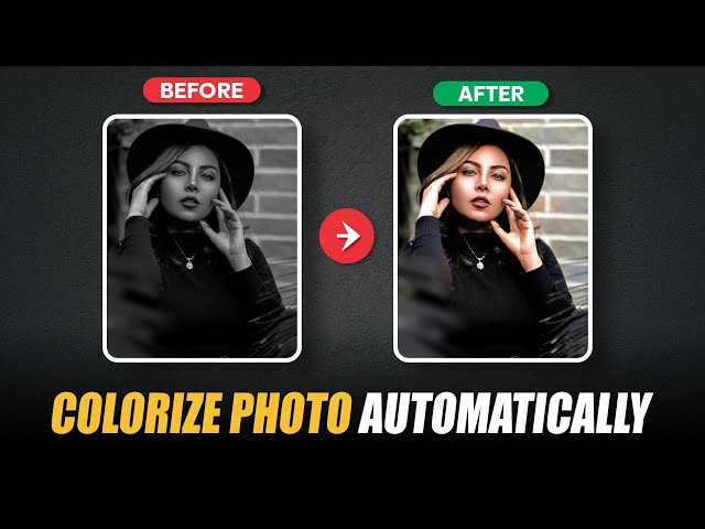 How To Color Black & White Photos! in Phone FREE TOOL to Automatic Black & White Photos!