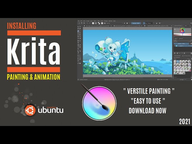How to Install Krita 4.4.5 on Ubuntu 20.04 | Krita Graphics Editor | Krita Digital Art & Painting