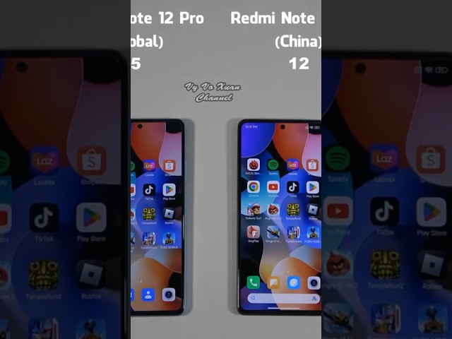Xiaomi Redmi Note 12 Pro 5G vs Redmi Note 12 Pro China | SpeedTest