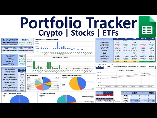 Build Your Own Portfolio Tracker | Crypto, Stocks, & ETFs All In One Place!