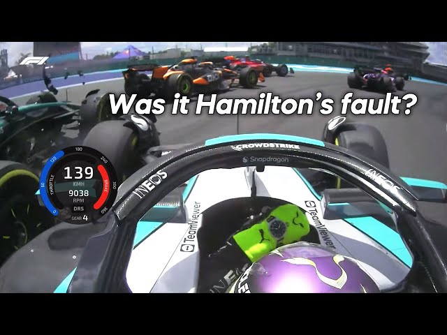 Was Hamilton really to blame for turn 1 incident in Miami?