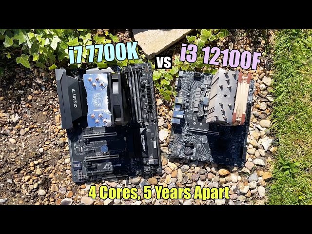 i7 7700K vs i3 12100F - Can The Last Quad Core i7 Keep Up?