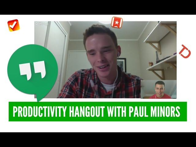 Productivity : Chat with Paul Minors