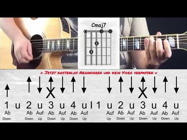 Clueso - Freidrehn - How to play I Akkorde I Chords - Tutorial - Guitar Lesson