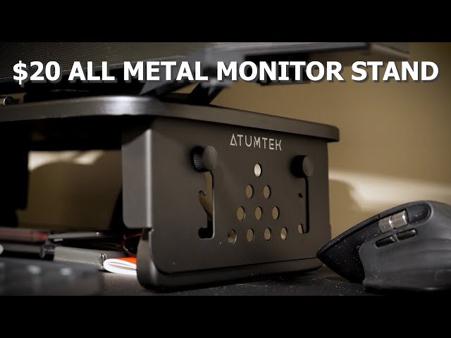 $20 ALL METAL Budget Monitor Stand Review / Atumtek