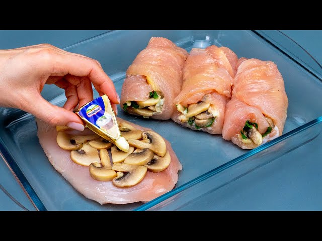I learned this recipe for chicken rolls in a restaurant! I cook it daily
