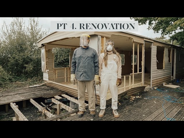 Renovation PT.4 | Land clearance, caravan destruction, trespassers, exciting delivery + GIVEAWAY