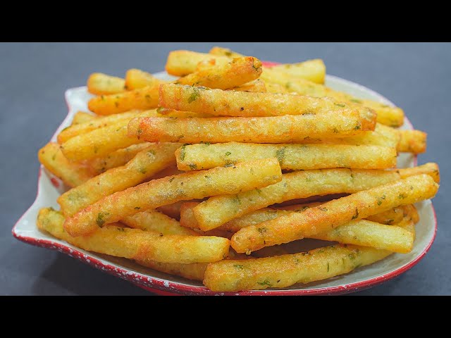 Easy Potato Recipe! Delicious Potato Cheese Sticks! Crispy French Fries! Potato Snacks