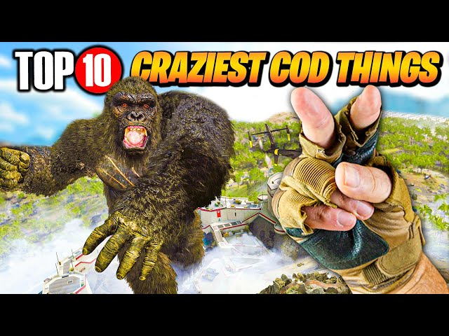 Top 10 CRAZIEST Things Put in Call of Duty