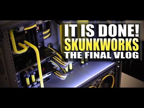The Custom PC Build Skunkworks is DONE! - Build Vlog Part 4