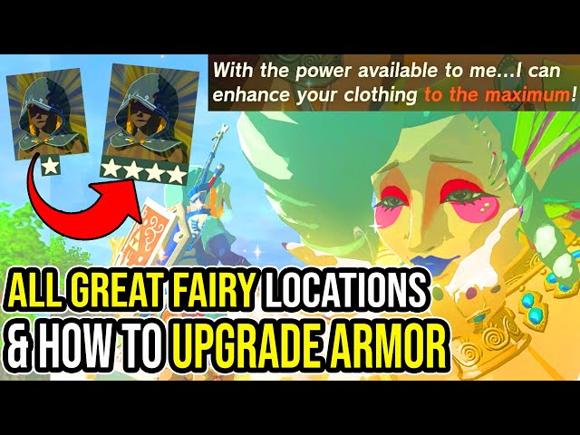 How to Unlock All Fairy Fountains & Upgrade Armor in Zelda: Tears of the Kingdom