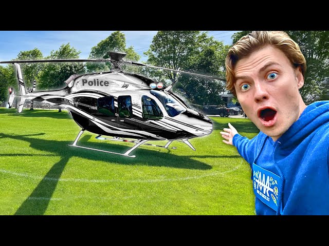 POLICE HELICOPTER CAME FOR US! *WE GOT AWAY*