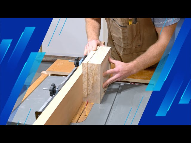 How to Cut a Perfect Box Lid on the Table Saw