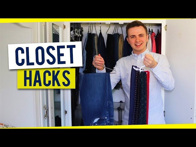 Men's Wardrobe Organisation Ideas | How To EASILY Keep Your Closet Organized