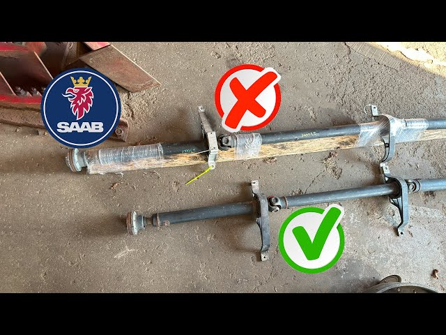 Saab XWD Driveshaft Replacement; What you need to know! 4K