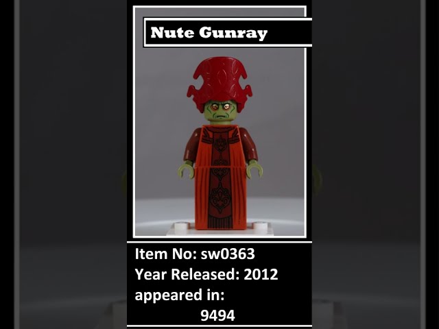 Shorts: LEGO® Minifigures Star Wars sw0363- Nute Gunray #StarWars