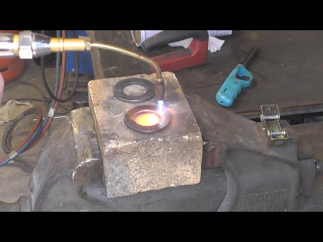 Stuart Engine Part 24  . Hardening  the Bearing