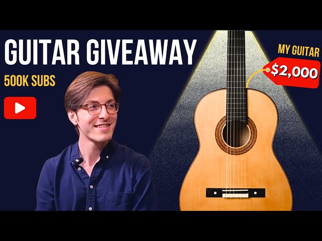 Win my $2000 Guitar 🎸 (500k Subs!)