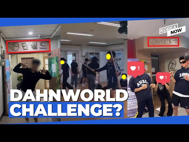 'DahnWorld Challenge' spread among Korean teens