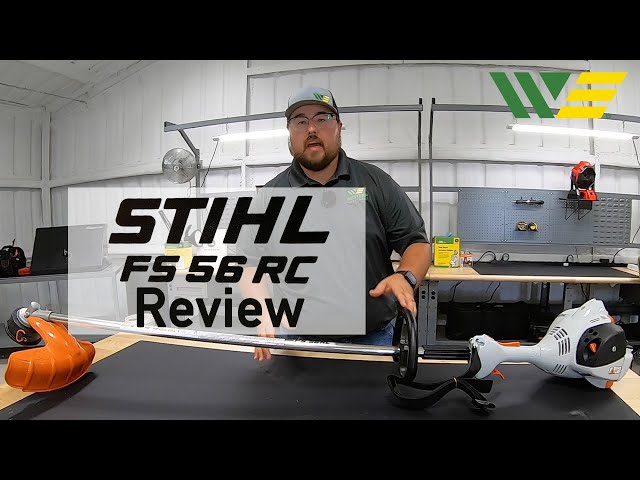 Stihl FS56RC-E Gas Trimmer Review and Raw Demo