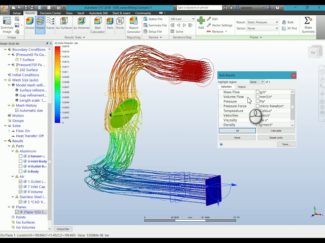 Autodesk CFD - simulation