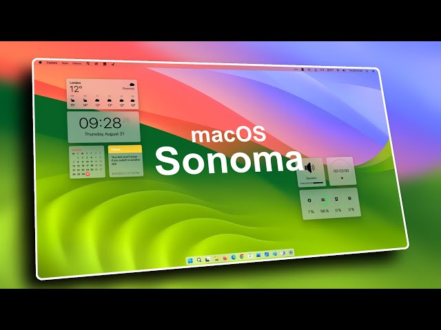 Make Windows 11 Look Like macOS in Just 10 Minutes!