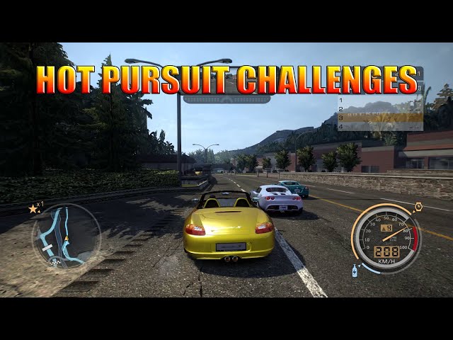 NFS Hot Pursuit Challenges - Porsche Boxster S (Challenge #72 Hard)