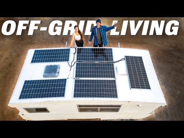 OFF-GRID POWER ⚡️ (installing our 1200 watt solar system)