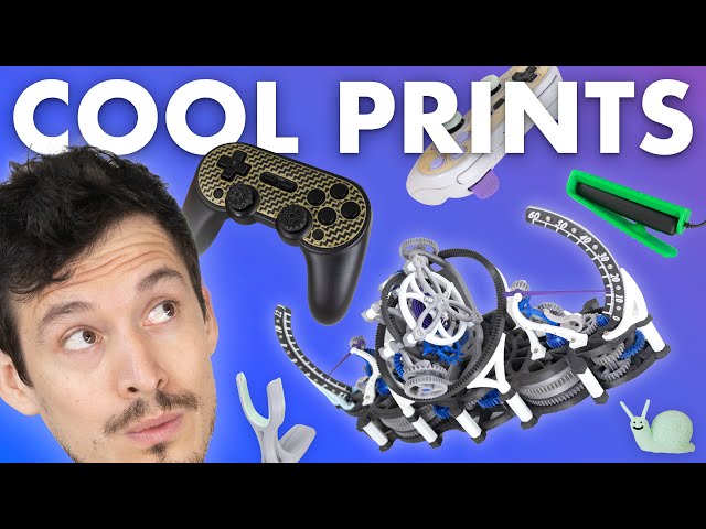 Cool Prints 8 // Flexible Functional 3D Prints + Rage-Proofing my Game Controller