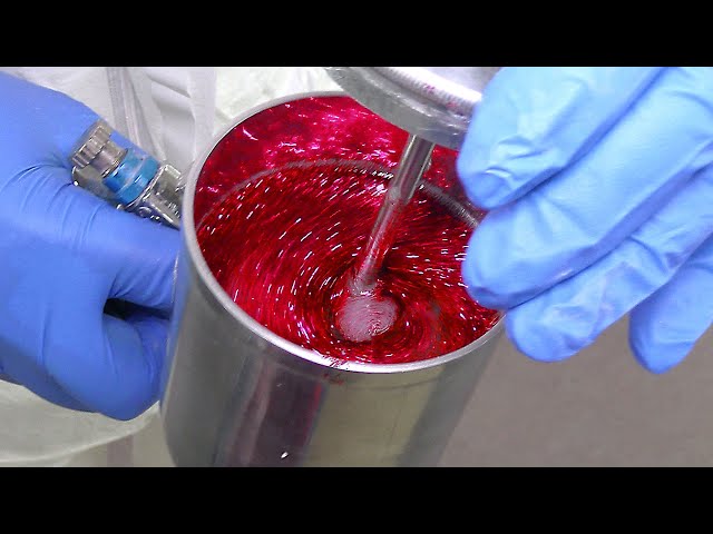 How to paint candy red flake painting / Hard candy hot rod red with Harley-Davidson