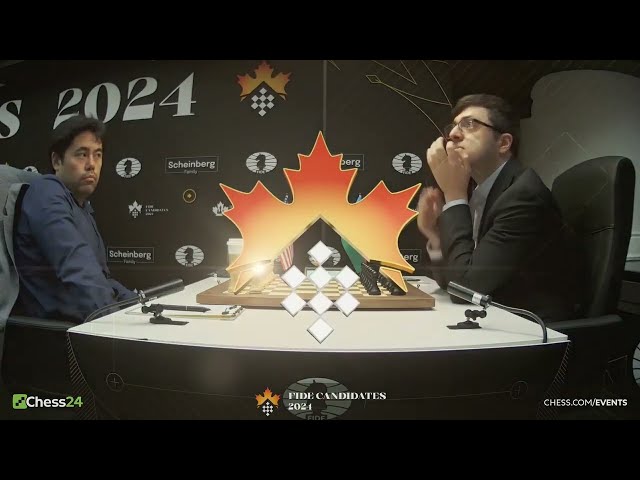 Hikaru Nakamura vs Nijat Abasov, Fabiano Caruana vs Alireza Firouzja Round 10 FIDE Candidates 2024