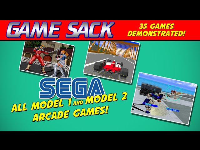 All SEGA Model 1 and Model 2 Arcade Games
