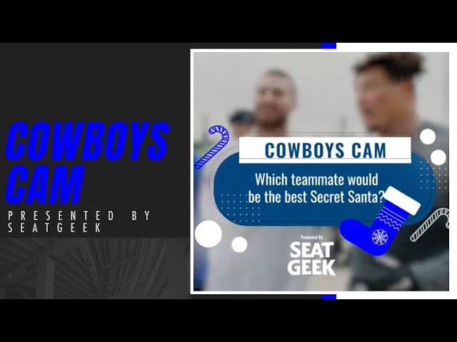 Cowboys Cam: Best Secret Santa | SeatGeek | Dallas Cowboys 2022