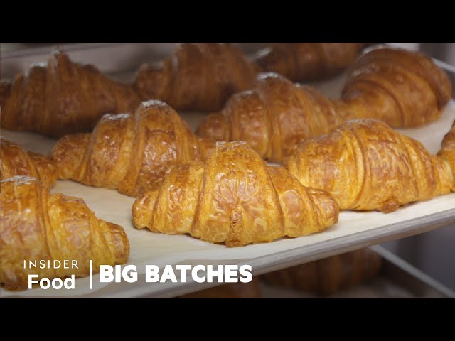 How 21,000 Croissants Are Made In A Legendary New York Bakery Every Week | Big Batches