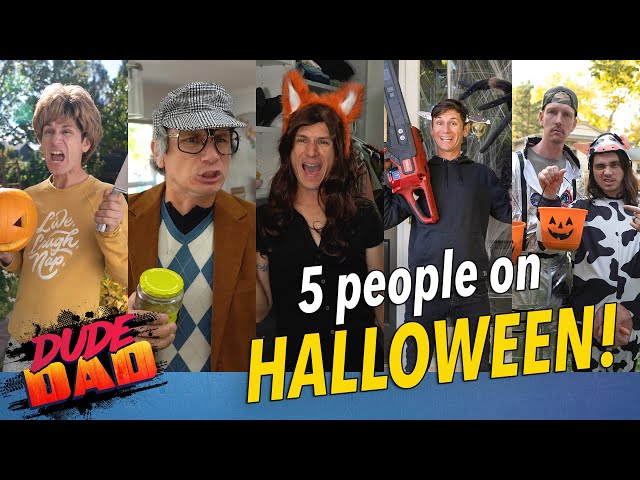 5 People on Halloween