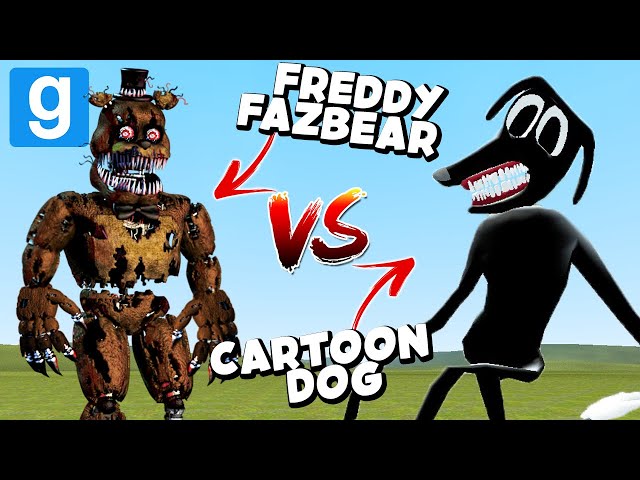 IS CARTOON DOG STRONGER THAN... FREDDY FAZBEAR?! (Garry's Mod Sandbox) - FNAF vs Trevor Henderson