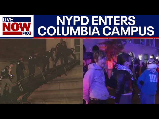 NYPD enters Columbia University building, arrests protesters | LiveNOW from FOX