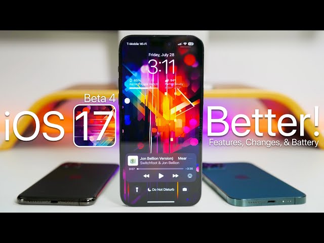 iOS 17 Beta 4 - Finally Better! - Battery, and Follow Up Review