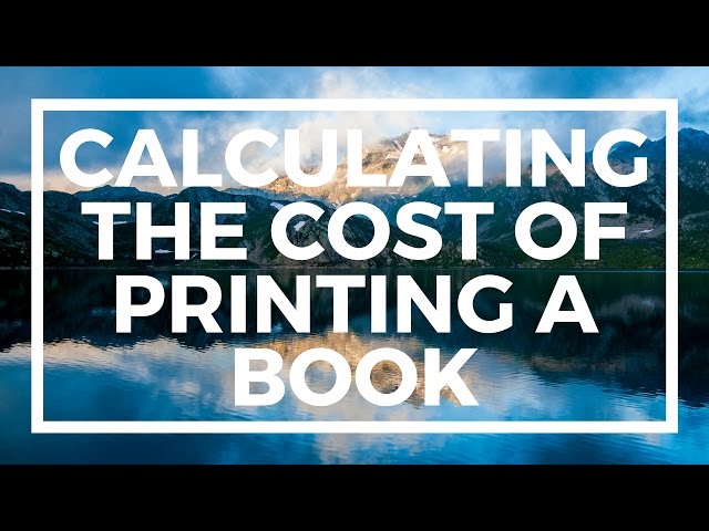 Whiteboard Wednesday - Calculating the cost of printing a book