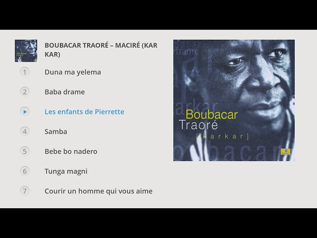 Boubacar Traoré - Maciré (Kar Kar)