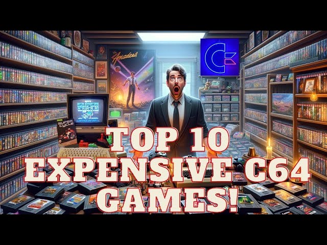 Top 10 Most Valuable Commodore 64 Games in My Collection!