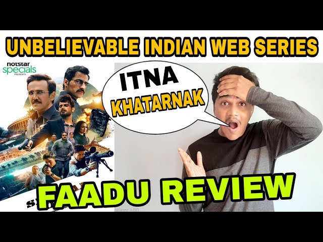 Special Ops - The best Indian Web Series public review by Suraj Kumar | Hotstar VIP |