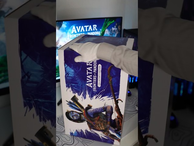 Avatar: Frontiers of Pandora PS5 Collector's Edition ASMR Unboxing #shorts #unboxingplus