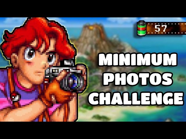 What's the least amount of photos needed to beat Pokémon Snap?