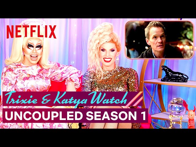 Drag Queens Trixie Mattel & Katya React to Uncoupled | I Like to Watch | Netflix