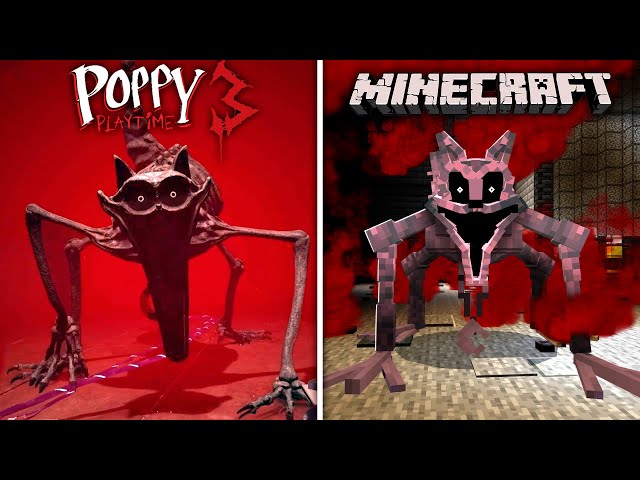 Minecraft vs Poppy Playtime Chapter 3 - Nightmare CatNap