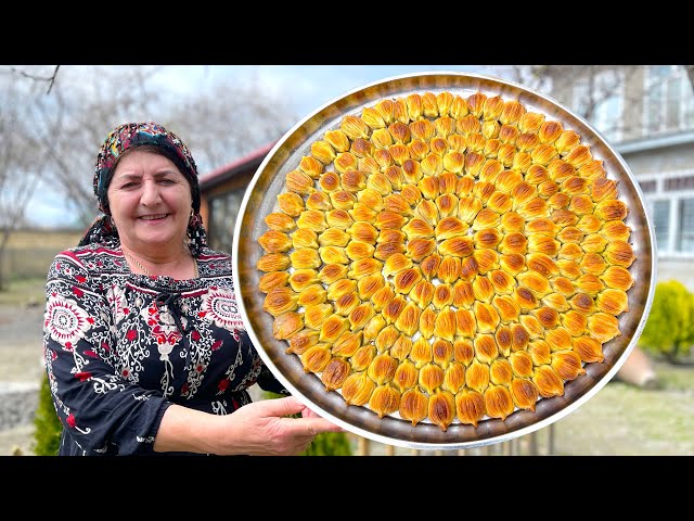 Turkish Baklava - The Process of Making the Traditional Dessert! Grandma's Golden Recipe!