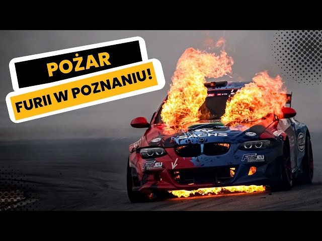 FURIA W PŁOMIENIACH! Pożar na DMP Poznań
