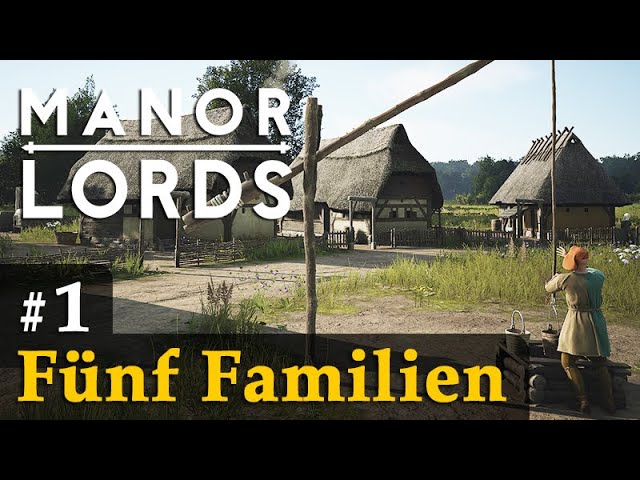 #1: Fünf Familien ✦ Let's Play Manor Lords (Preview / Early Access) incl. Rabattcode