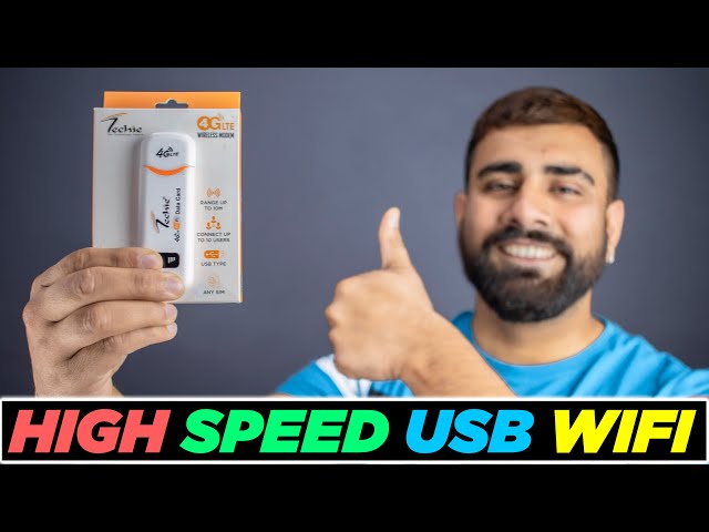 Sabse Jyada Download and Upload Wala USB Wifi: Techie 150Mbps 4G Modem Unboxing and Review!
